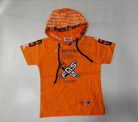No Brand 2627 orange (лето) футболка детские