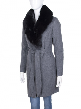 No Brand 777 grey (зима) жіночі пальта