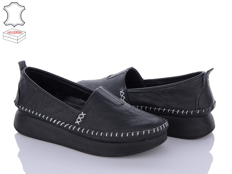 Ces 601 чорний (демі) жіночі туфлі