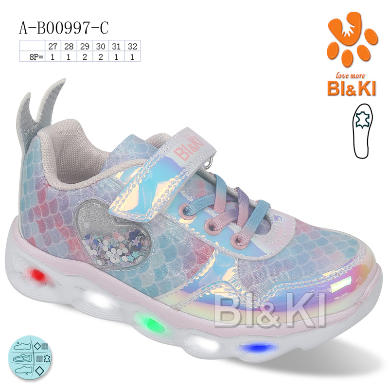 Bi&Ki 00997C (деми) кроссовки детские
