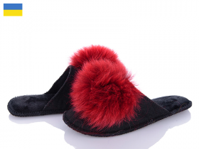 Slippers 150 red (зима) жіночі тапочки