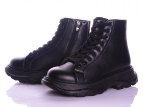 Violeta 166-47 black-1 (деми) ботинки женские