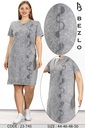 No Brand 23-745 grey (літо) сукня жіночі