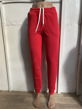 No Brand 2023 red (зима) штани спорт жіночі