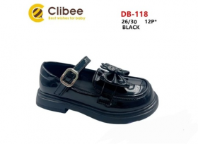 Clibee Apa-DB118 black (деми) туфли детские