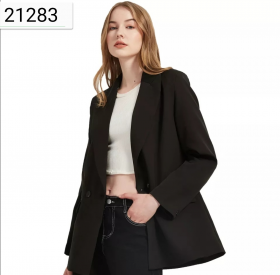 No Brand 21283 black (демі) піджак жіночі