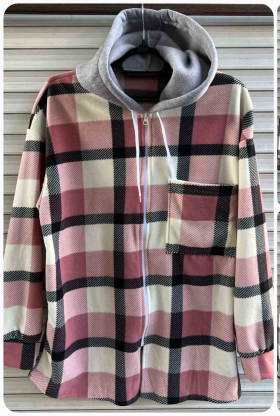 No Brand H162 pink (зима) рубашка женские