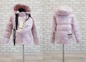 No Brand 9705 pink (зима) куртка дитяча