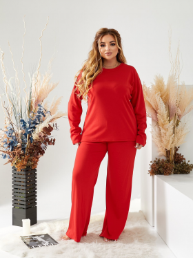 No Brand 1704 red (зима) пижама женские