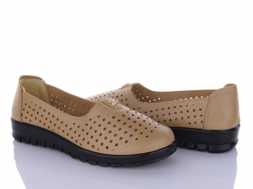 Yaqiniao 5085 brown (літо) туфлі жіночі