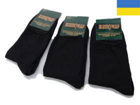 No Brand 1085 black (демі) чоловічі шкарпетки