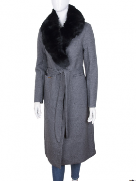 No Brand 752 grey (зима) пальто женские