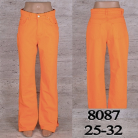 No Brand 8087 orange (деми) джинсы женские