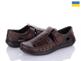 Paolla Б9 коричневий (літо) чоловічі туфлі