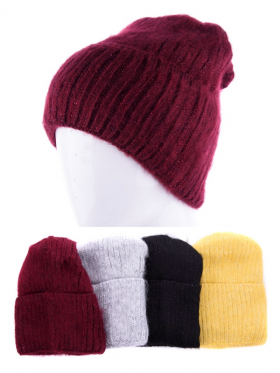 No Brand 26 махра фліс мікс (зима) шапка жіночі