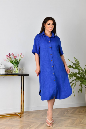 No Brand 3041 blue (лето) платье женские