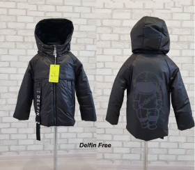 No Brand 9708 black (зима) куртка дитяча