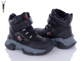 Clibee HB398 black-red (зима) черевики дитячі