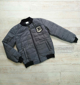 No Brand 1901 d.grey (деми) куртка детские