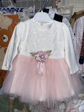 No Brand 5833 white (деми) платье детские