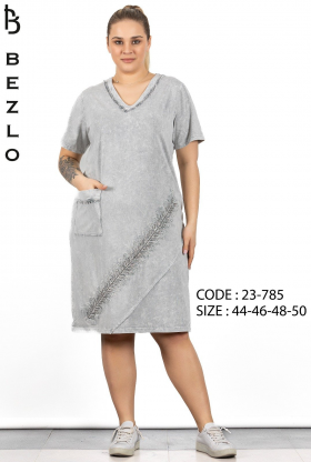 No Brand 23-785 grey (літо) сукня жіночі