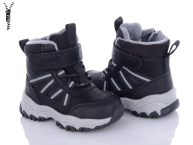Clibee HA501 black-grey (зима) ботинки детские