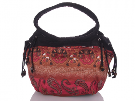 No Brand 579-7 black-red (деми) сумка женские