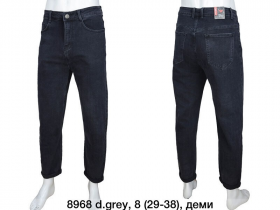No Brand 8968 d.grey (деми) джинсы мужские
