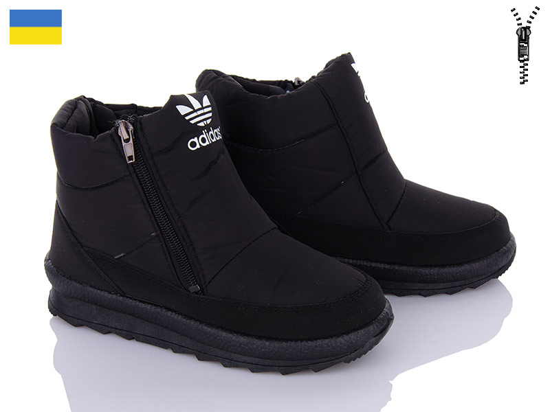 Malibu KWZ114AD чорний (зима) ботинки женские