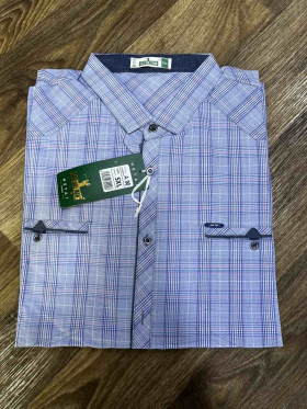 No Brand A90-4 l.blue (деми) рубашка мужские