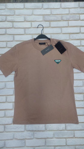 No Brand 206 brown (лето) футболка мужские