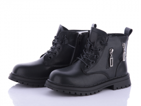 Angel Y104-B21511 black (демі) черевики дитячі