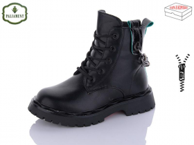No Brand 2101B black/green (зима) черевики дитячі