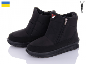 Malibu KWZ114F чорний (зима) черевики жіночі