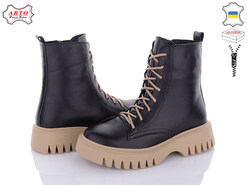 Arto 2210 ч-к (зима) черевики жіночі
