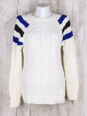 No Brand 7037 white (зима) свитер женские