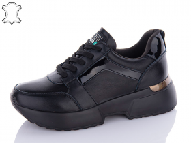 Yimeili Y771-5 black (деми) кроссовки женские