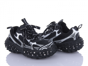 Apawwa A66563 black (демі) кросівки дитячі
