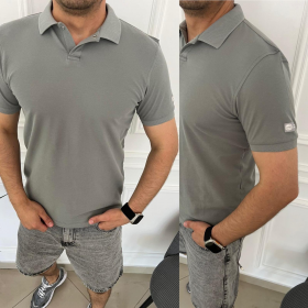 No Brand 34448 grey (лето) футболка мужские