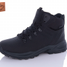 Restime PMZ23510 black-nubuk (зима) ботинки мужские
