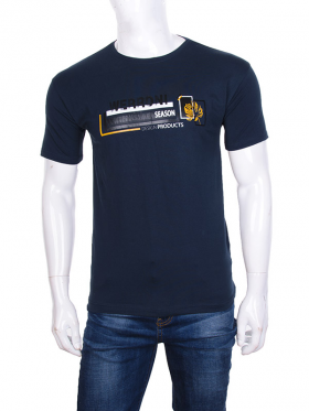 No Brand 2049 blue (лето) футболка мужские