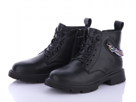 Angel Y107-7605 black (демі) черевики дитячі