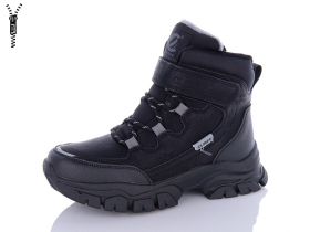 Clibee HC359 black-grey (зима) ботинки детские