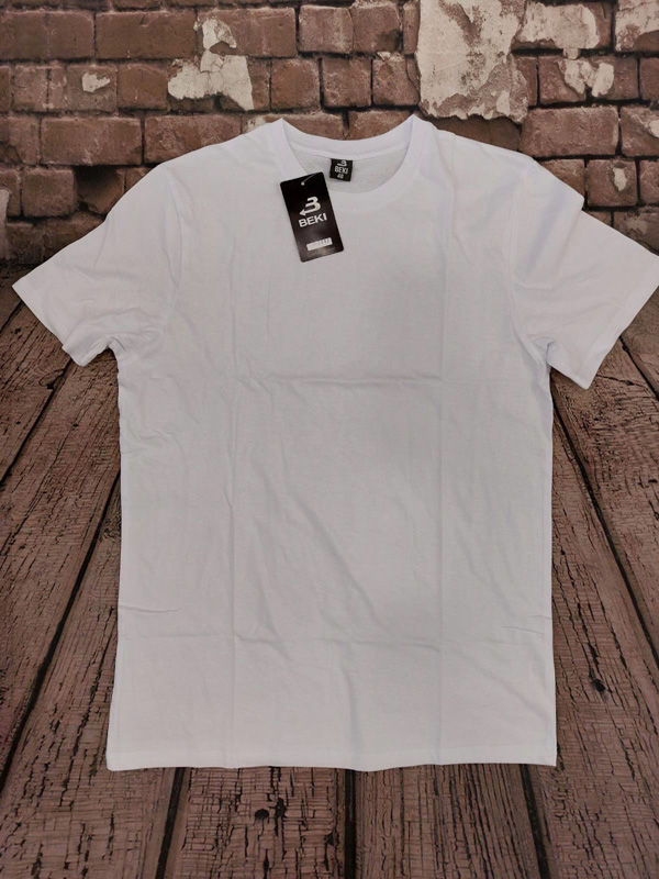 No Brand A037 white (лето) футболка мужские