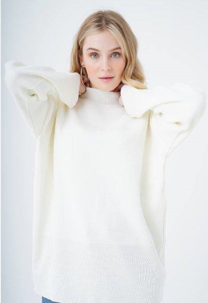 No Brand 1062 white (зима) свитер женские