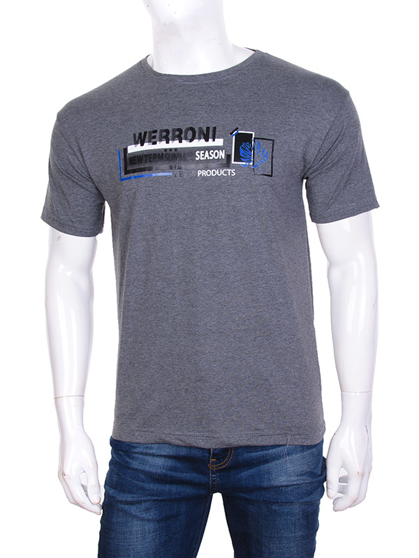 No Brand 2049 d.grey (літо) футболка чоловіча
