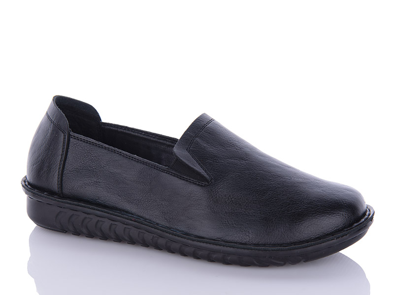 Leguzaza 2207 black батал (деми) туфли женские