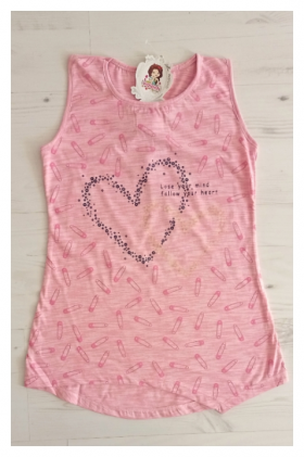 No Brand 7751-1 pink (лето) футболка детские