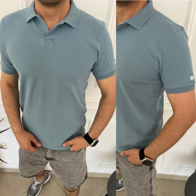 No Brand 34450 l.blue (лето) футболка мужские