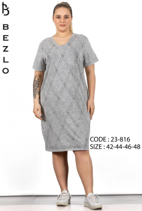 No Brand 23-816 grey (літо) сукня жіночі